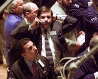 Just a few of the many Wall Street traders eagerly awaiting the debut of <i>Anabaena</i>.